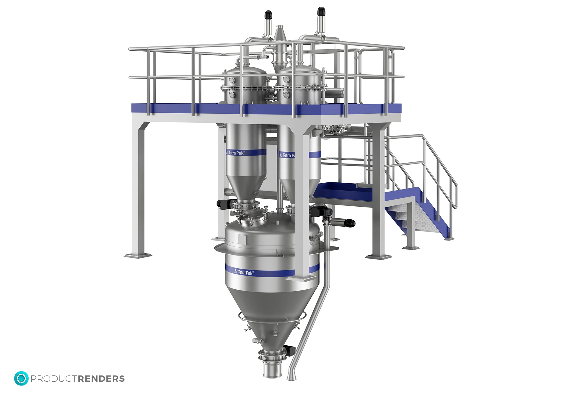 A large TetraPak machine with multiple tanks and pipes.